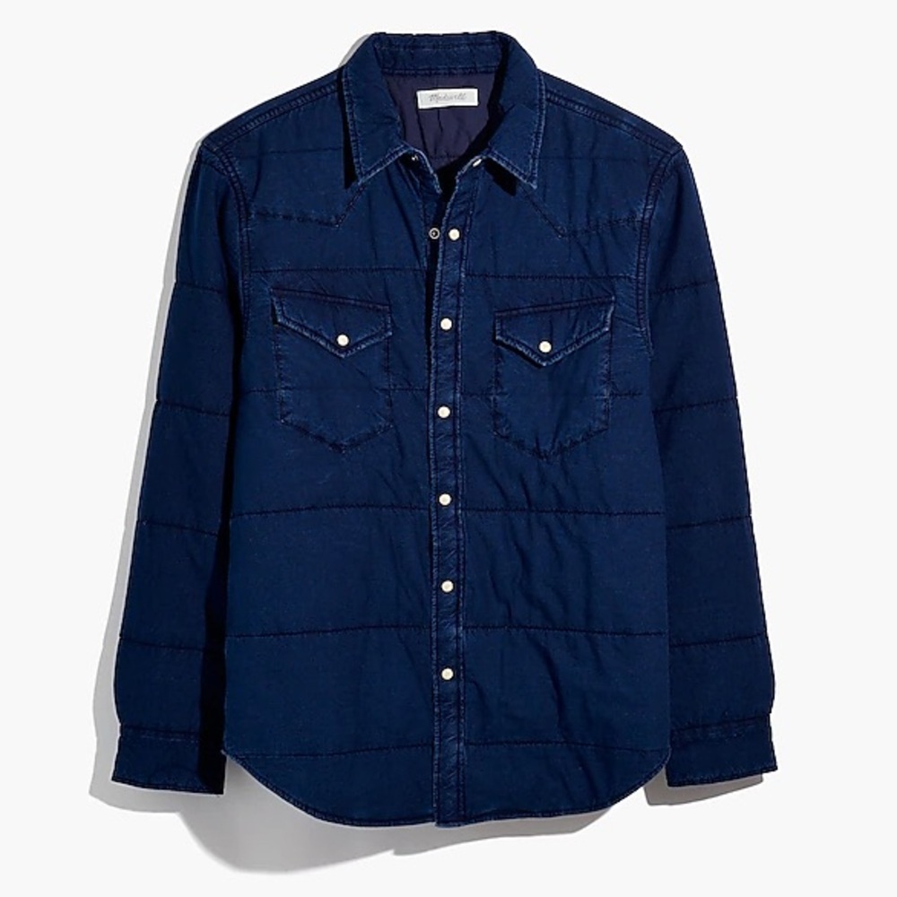Madewell Navy Shirt Jacket